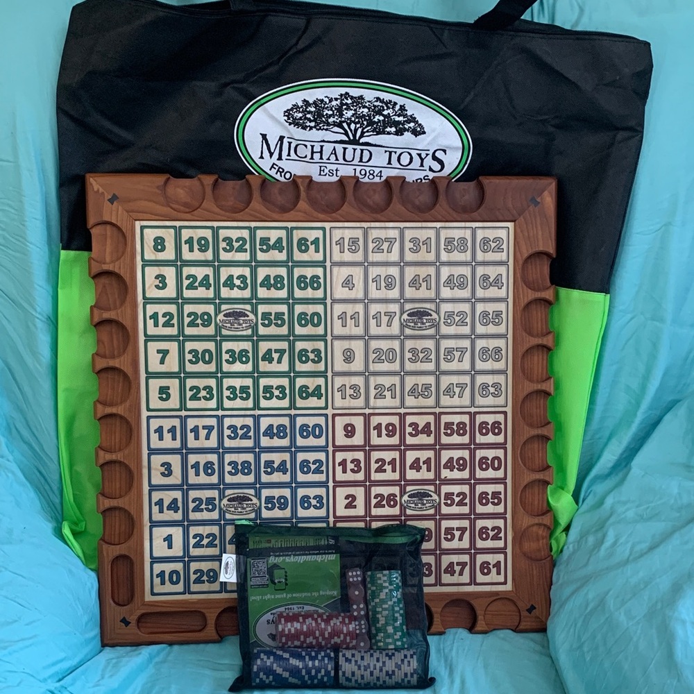 Michaud Toys Wooden Bingo Game